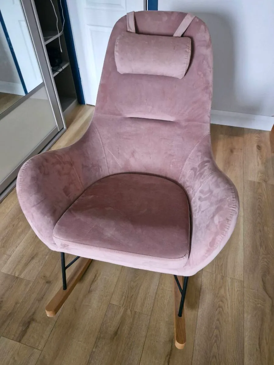 Pink Ava Rocking Chair from Meadows and Byrne - Image 1