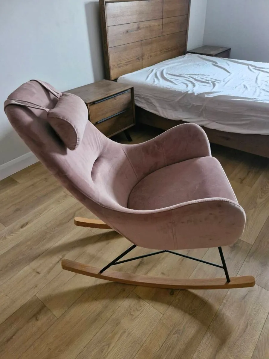 Pink Ava Rocking Chair from Meadows and Byrne - Image 2