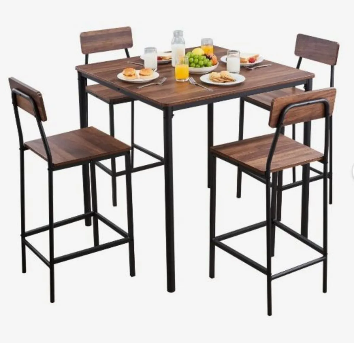 Bar Table, 5PCS 889mm Bars Tables Set - Image 1
