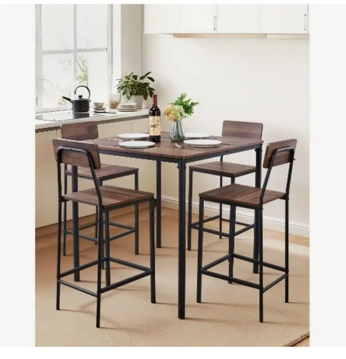 Bar Table, 5PCS 889mm Bars Tables Set - Image 2