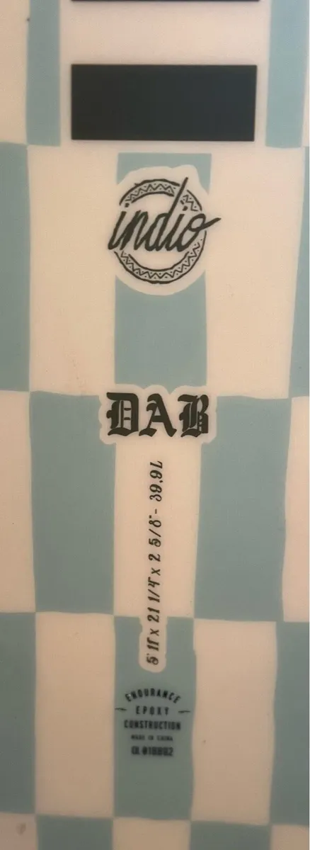 5'11" Indio Endurance DAB Fish Twin Fin Surfboard - Image 3