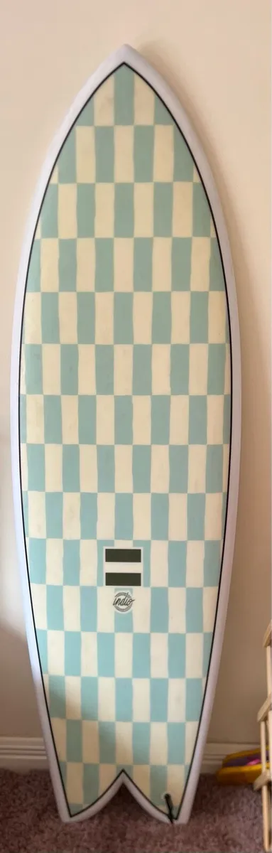 5'11" Indio Endurance DAB Fish Twin Fin Surfboard - Image 1