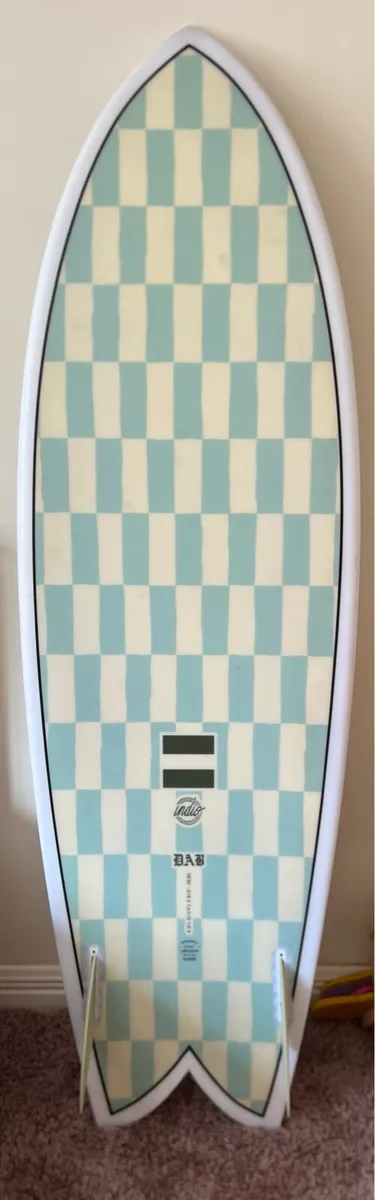 5'11" Indio Endurance DAB Fish Twin Fin Surfboard - Image 2