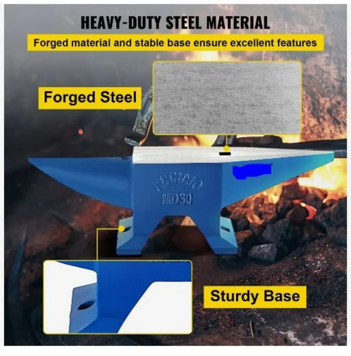 Horn Anvil, Steel Anvil Blacksmith Weight - Image 4