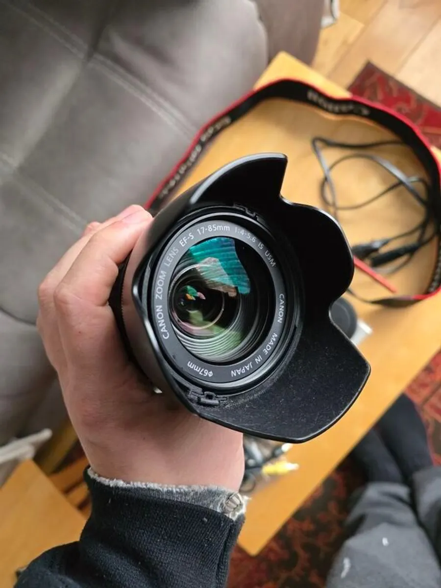 Canon Eos 500d Full Dslr Camera Kit + Ef-s 17-85mm Is Usm + Ef-s 18-55mm Is Ii + Ef-s 18-135mm Is - Image 2