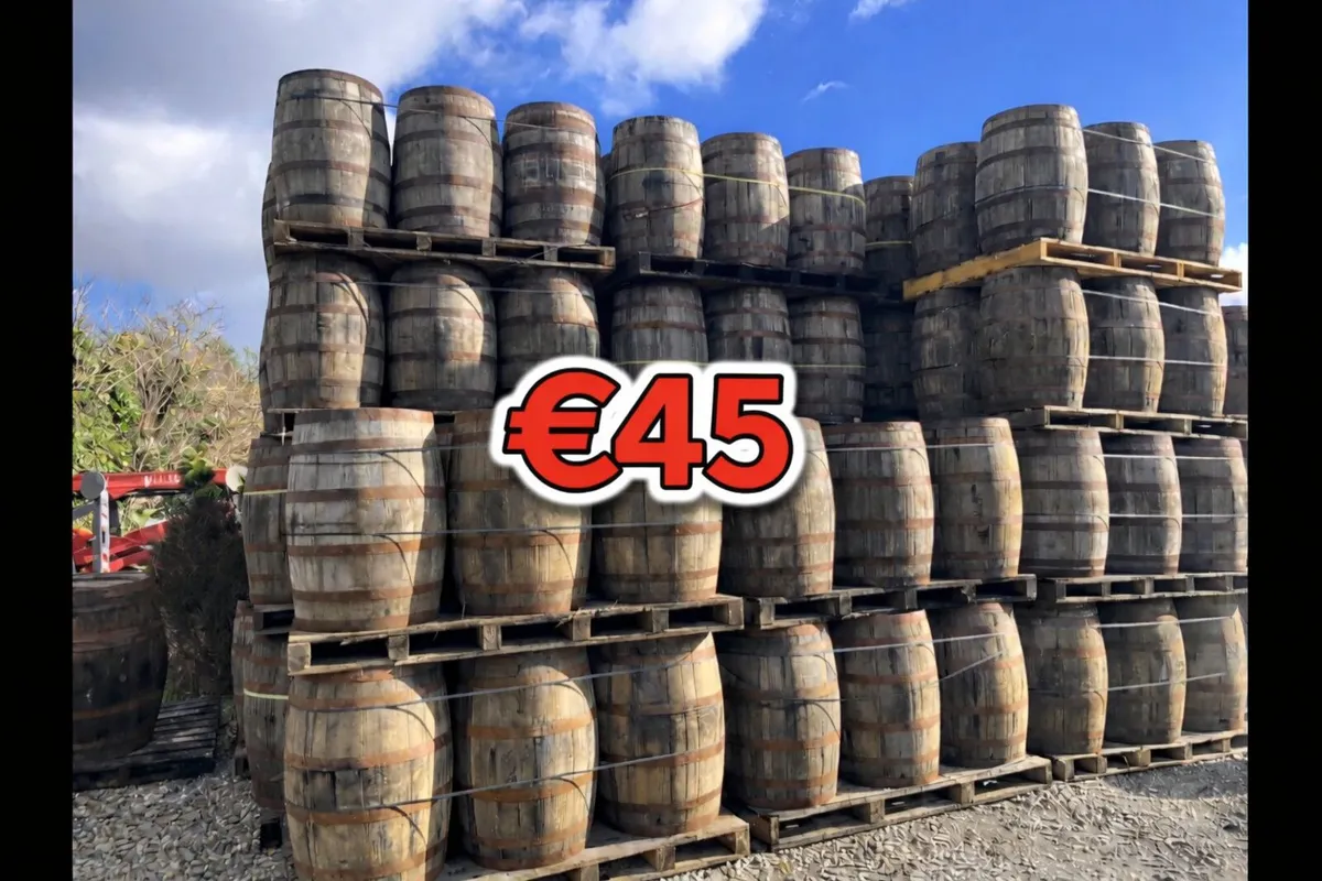Whiskey barrel tables for pubs etc. - Image 1
