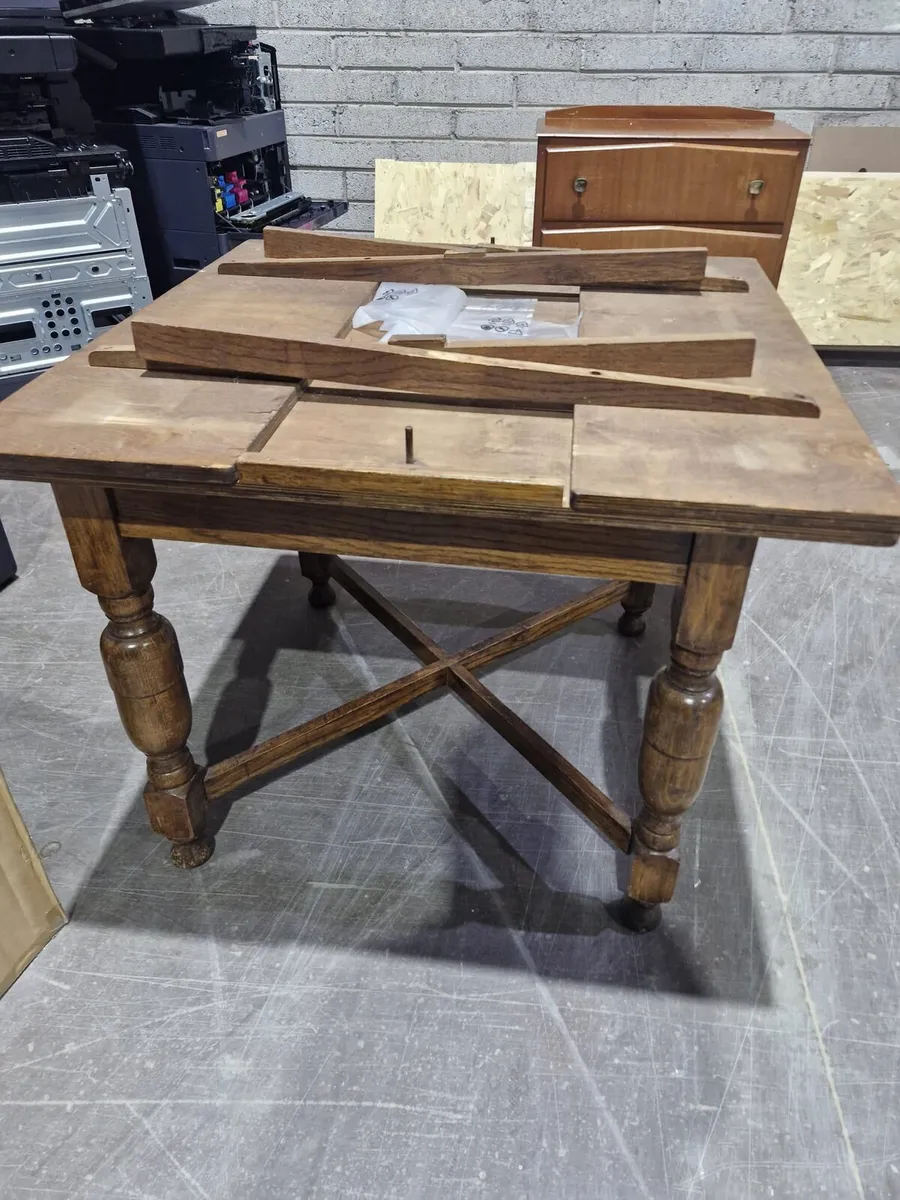 Dining Room Table & Chairs Irish Made - Image 3