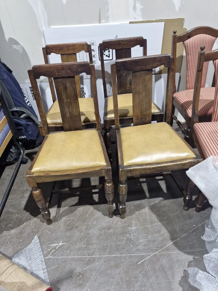 Dining Room Table & Chairs Irish Made - Image 4