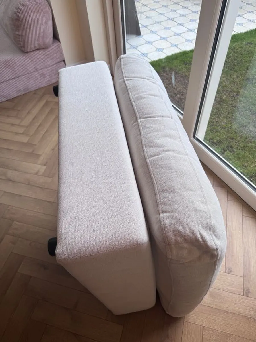 Large Fabric Footstool / Premium Quality (The 1933 Furniture Company) - Image 2