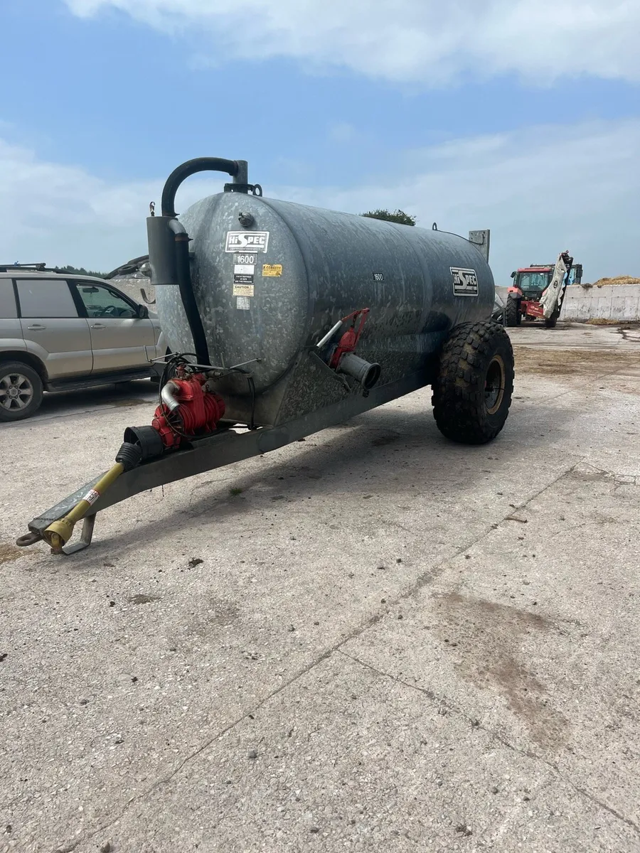 Hi spec 1600 gallon slurry tank - Image 1