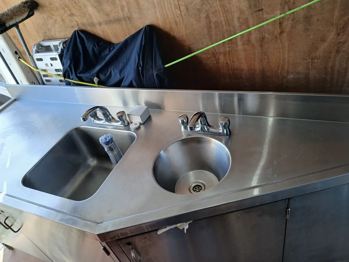 Staneless steel cabbinet double sink unit - Image 4
