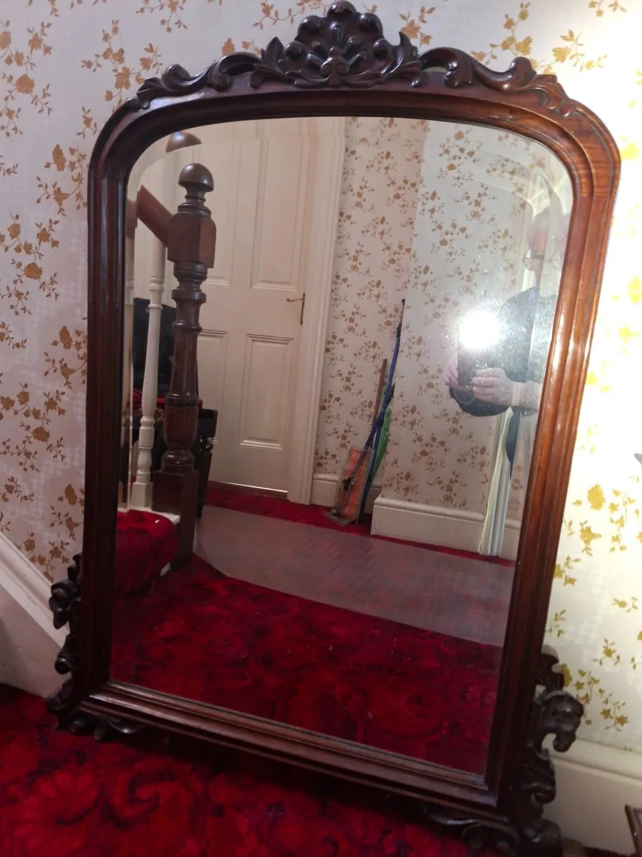 Victorian Hall Mirror - Image 1