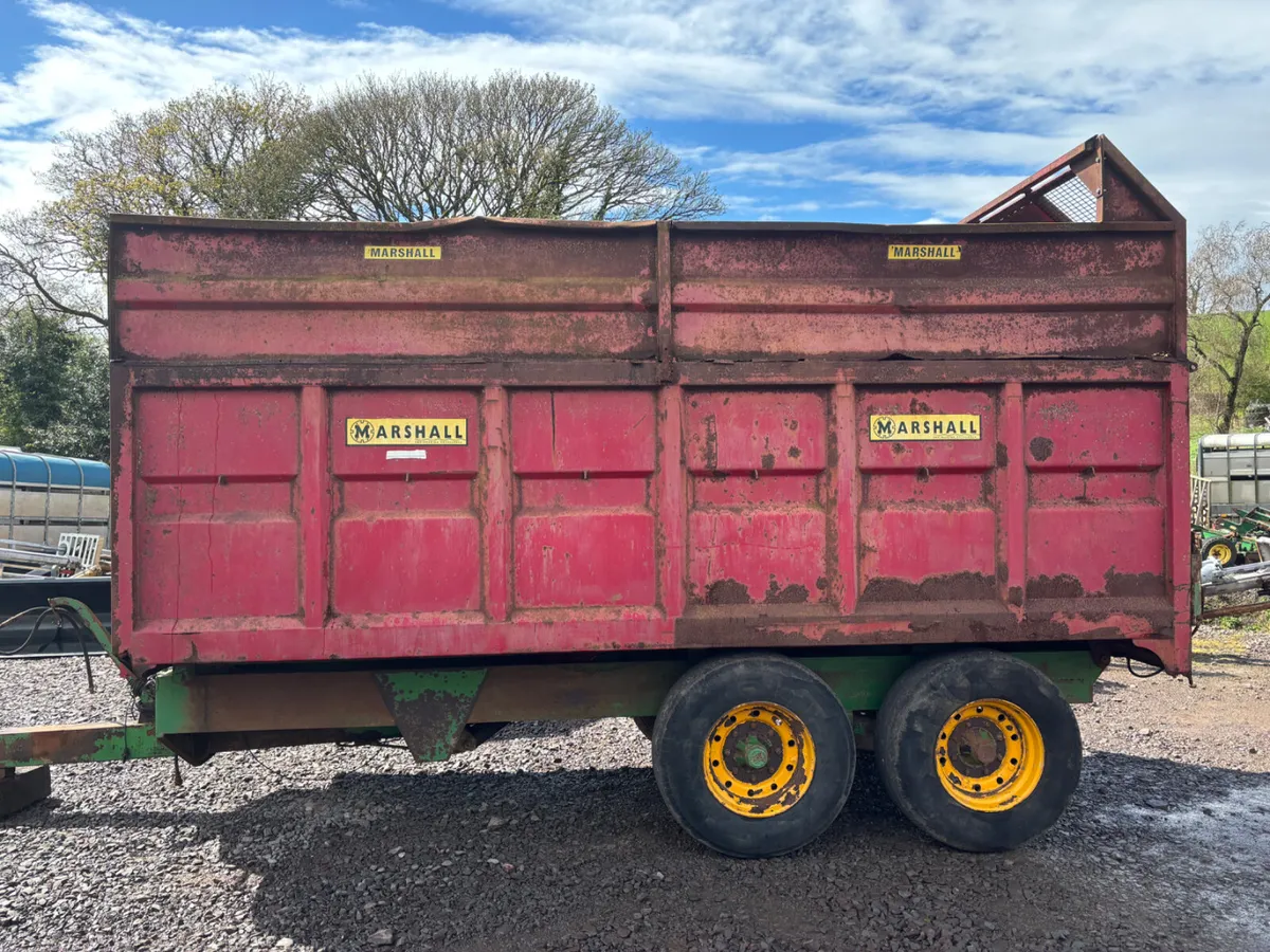 Marshall 12.5 ton silage trailer 18ft x 7ft 6” - Image 4
