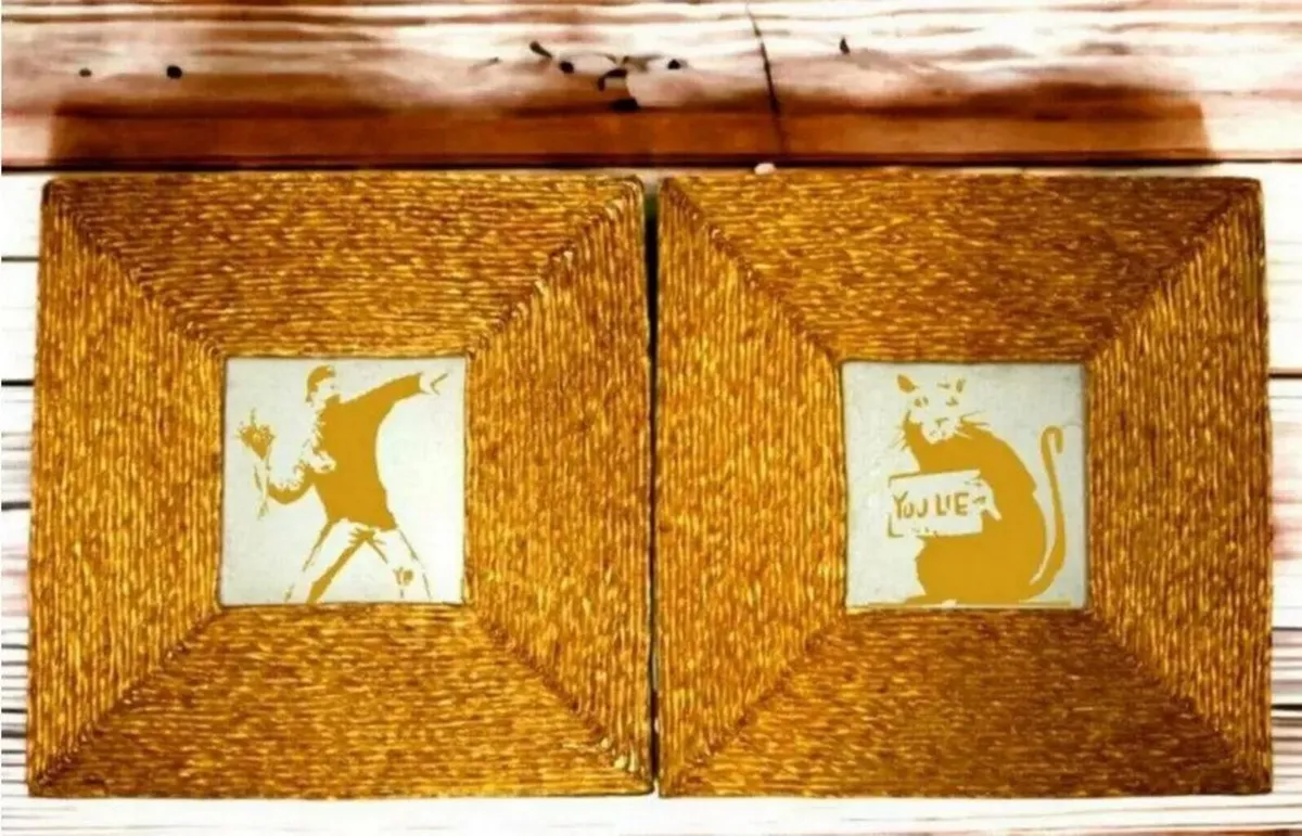 Duo of 'After Banksy' Artwork - Image 3