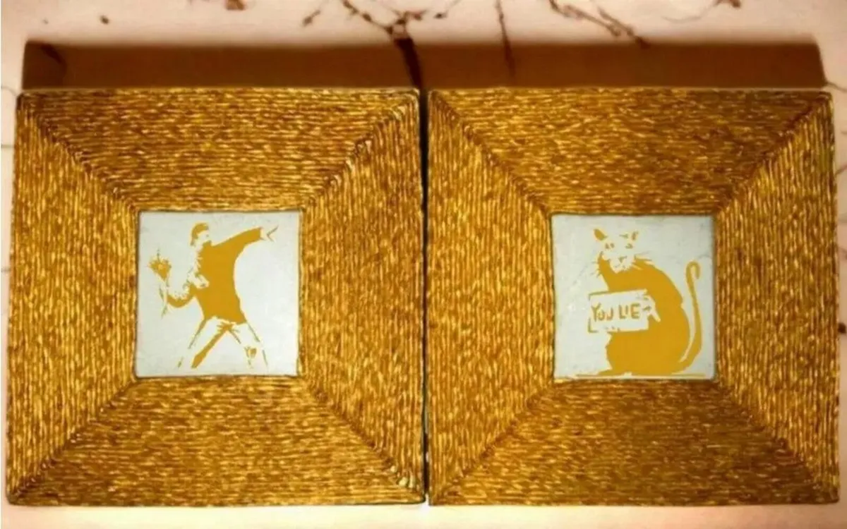 Duo of 'After Banksy' Artwork - Image 4