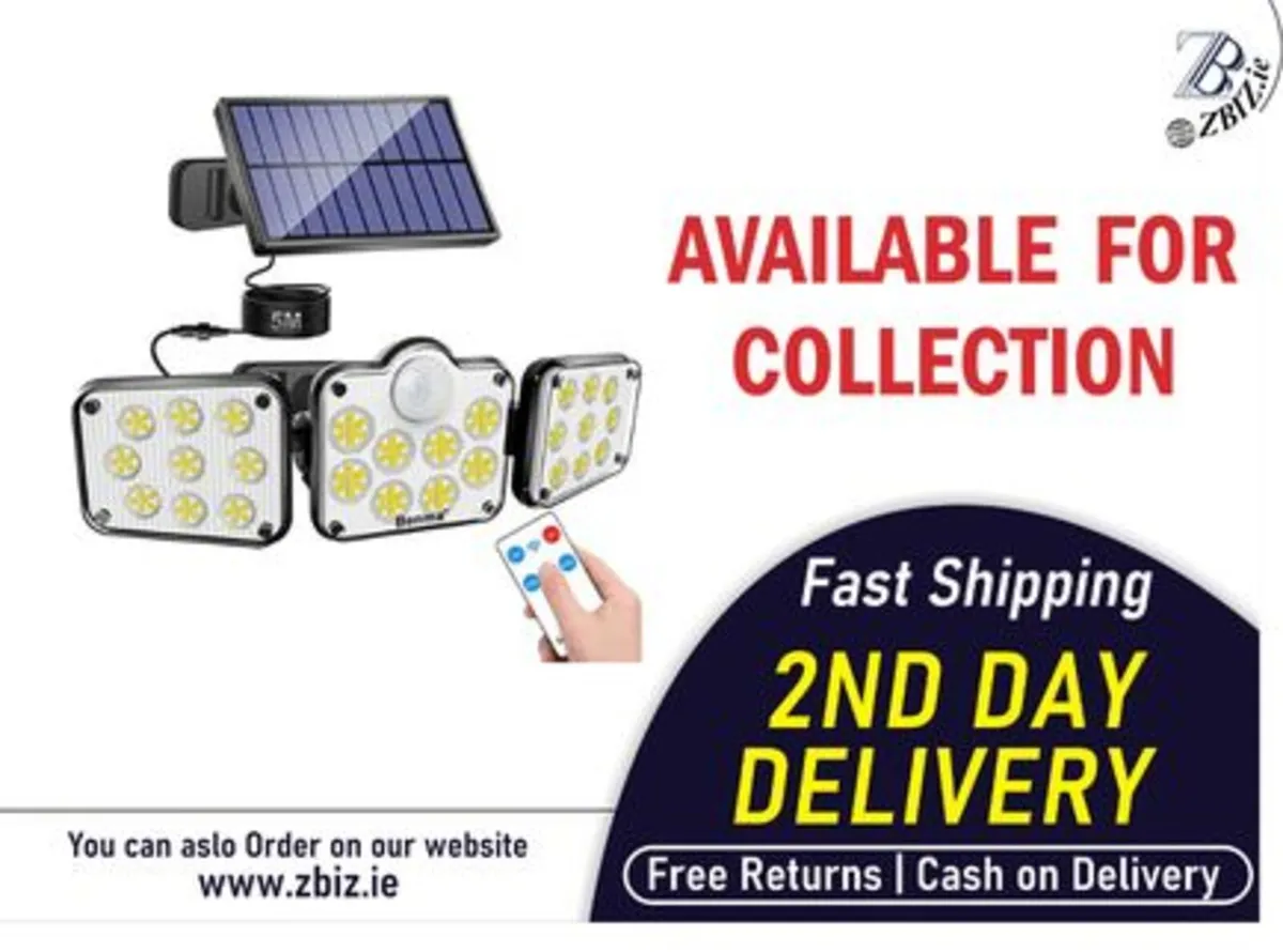 Solar Lights for Outdoor Use with Motion Sensor - Image 1