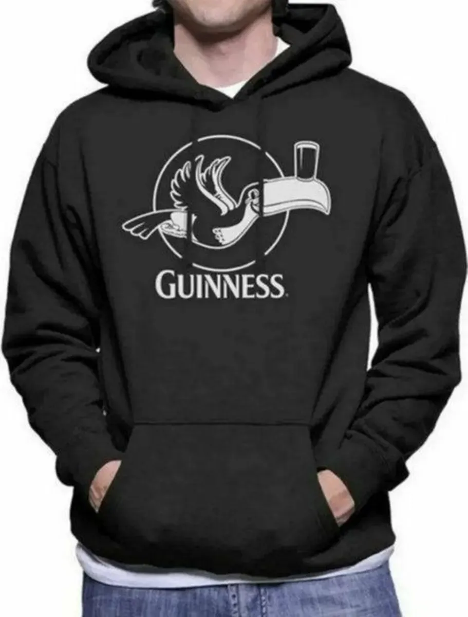 BNWT Guinness Hoodie/T-Shirt/Open Size - Image 1