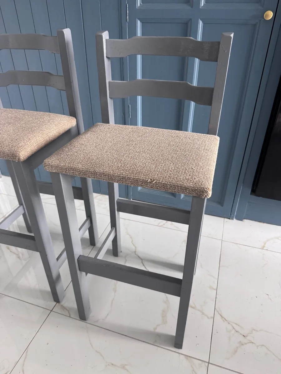 High back kitchen island chairs - Image 4