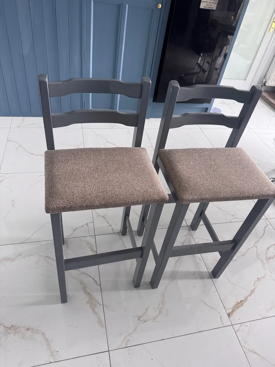 High back kitchen island chairs - Image 3