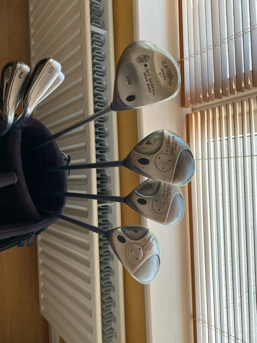 Full set of Callaway golf clubs and bag - Image 1
