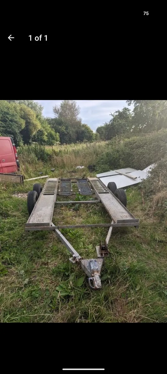 Car transport recovery trailer - Image 1