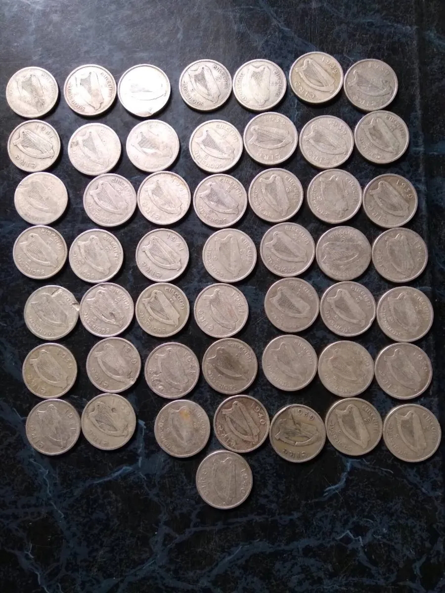 50no.Silver Irish Florins as one lot Price €700 - Image 2