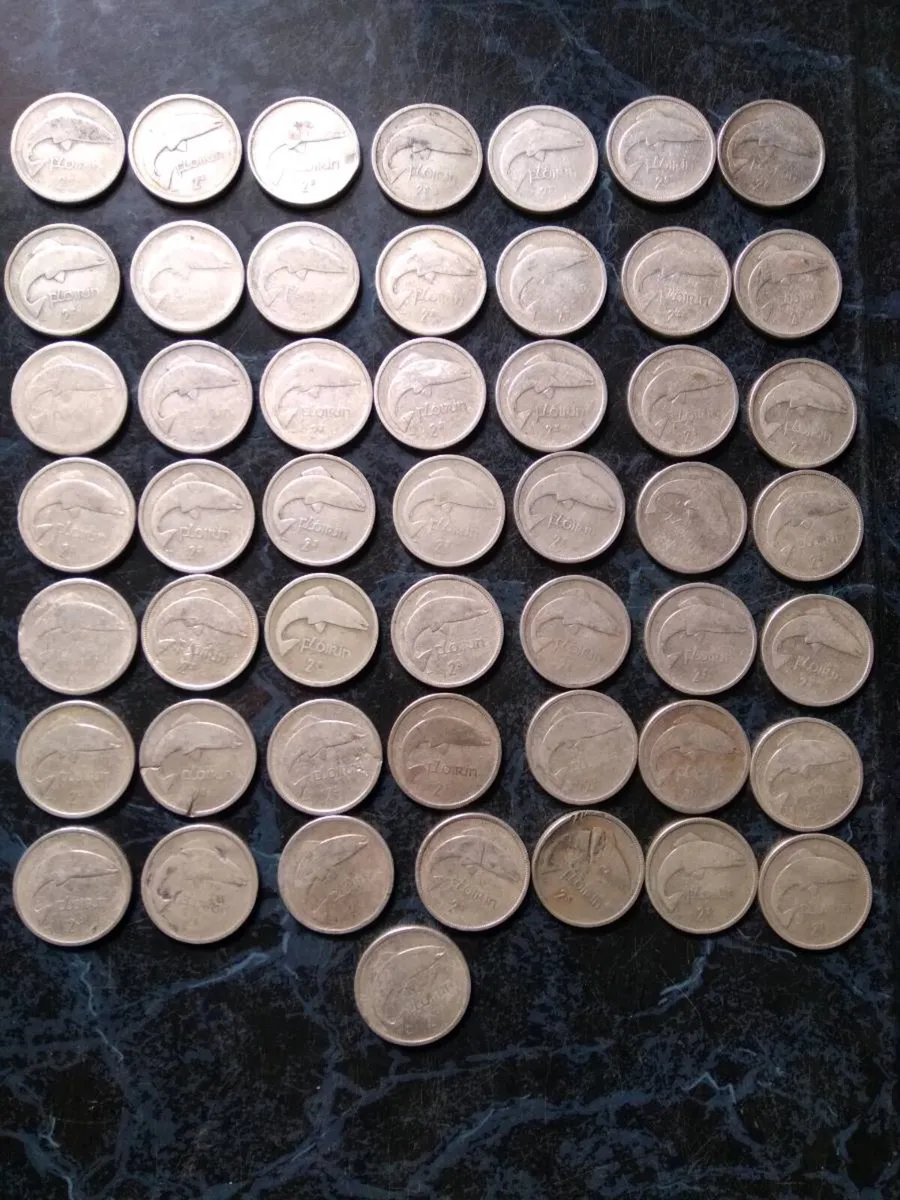 50no.Silver Irish Florins as one lot Price €700 - Image 3