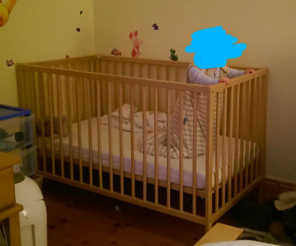 Wooden Baby Crib cot - Image 1