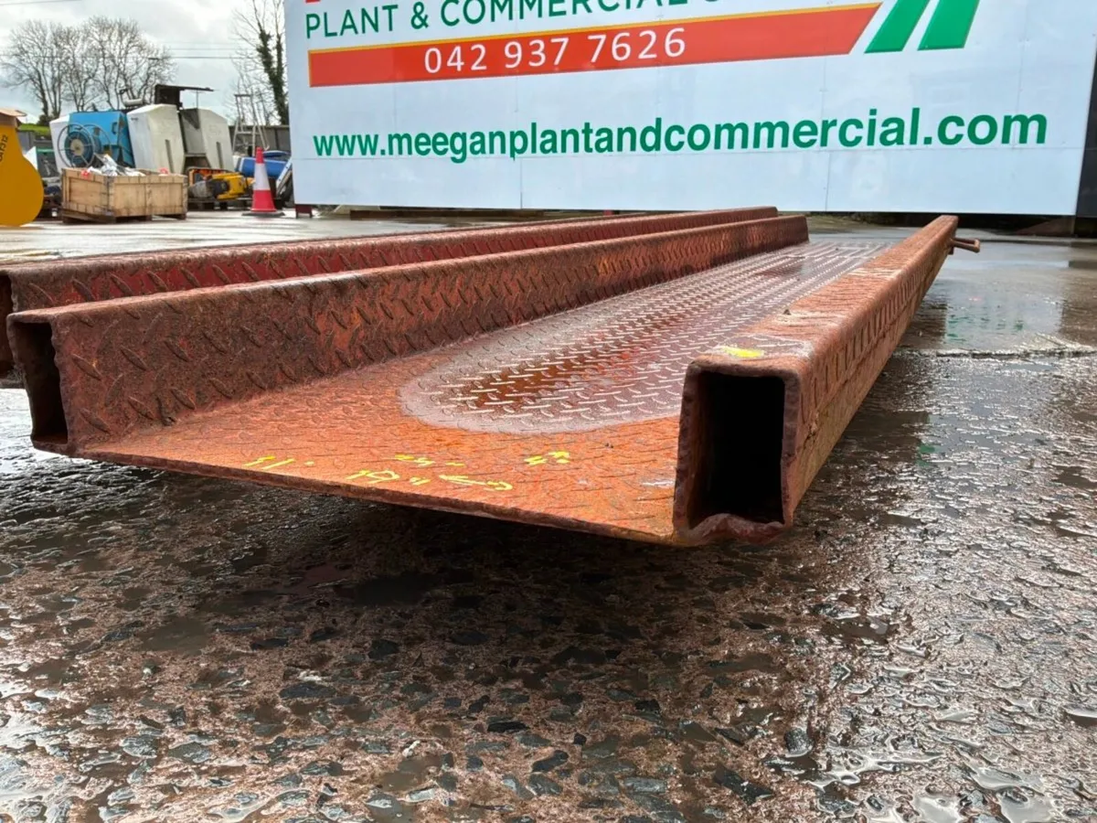 11ft x 24" TRAILER LOADING RAMPS.........1504 - Image 4