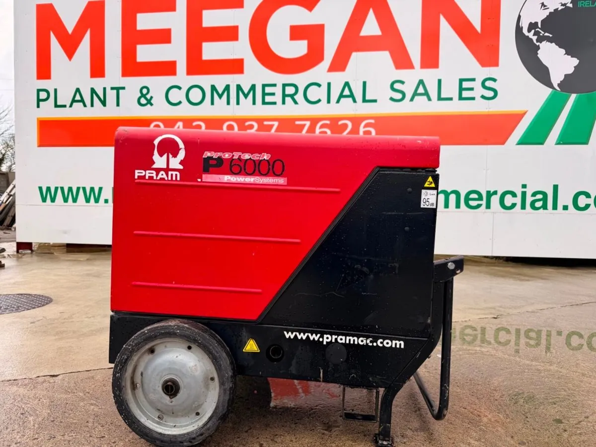 2021 PRAMAC 6 KVA GENERATOR GENSET ...884T - Image 2