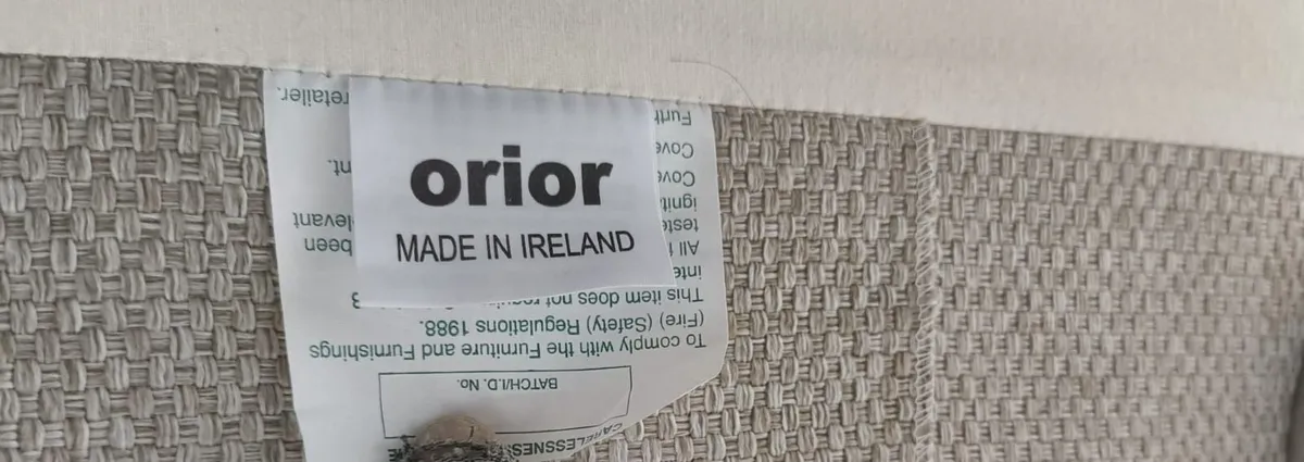 Beige corner couch / sofa (main piece only) - Image 3