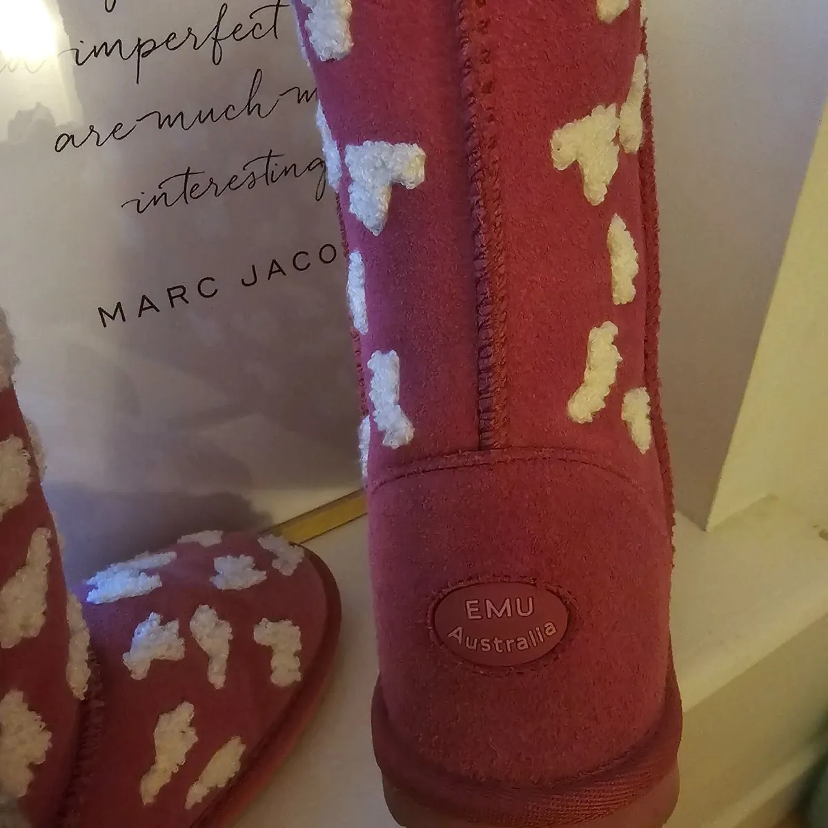 BOOTS EMU AUSTRALIA, pink, fur, for kids - Image 2