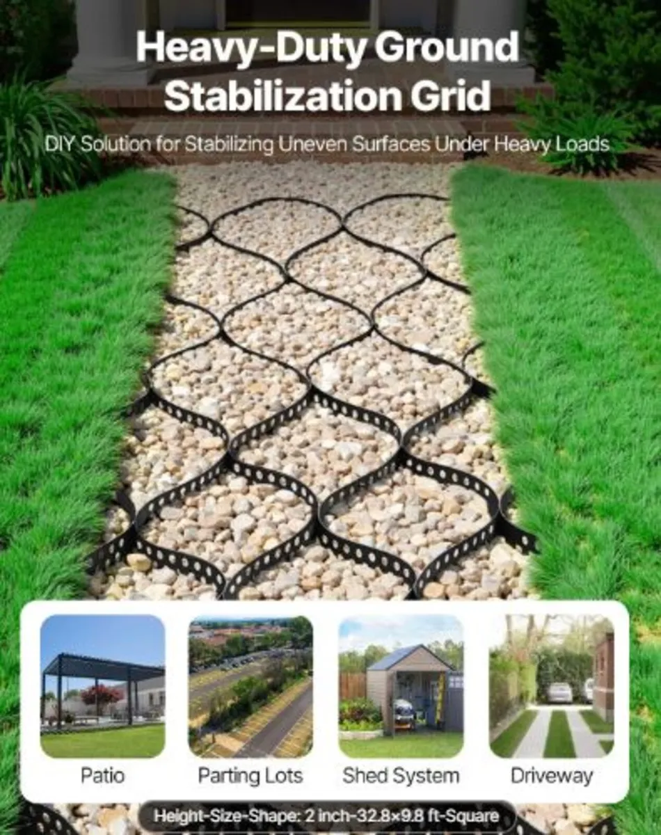Gravel Grid, 2 Inch Depth,32.81 x 9.84 FT / 10000 - Image 2