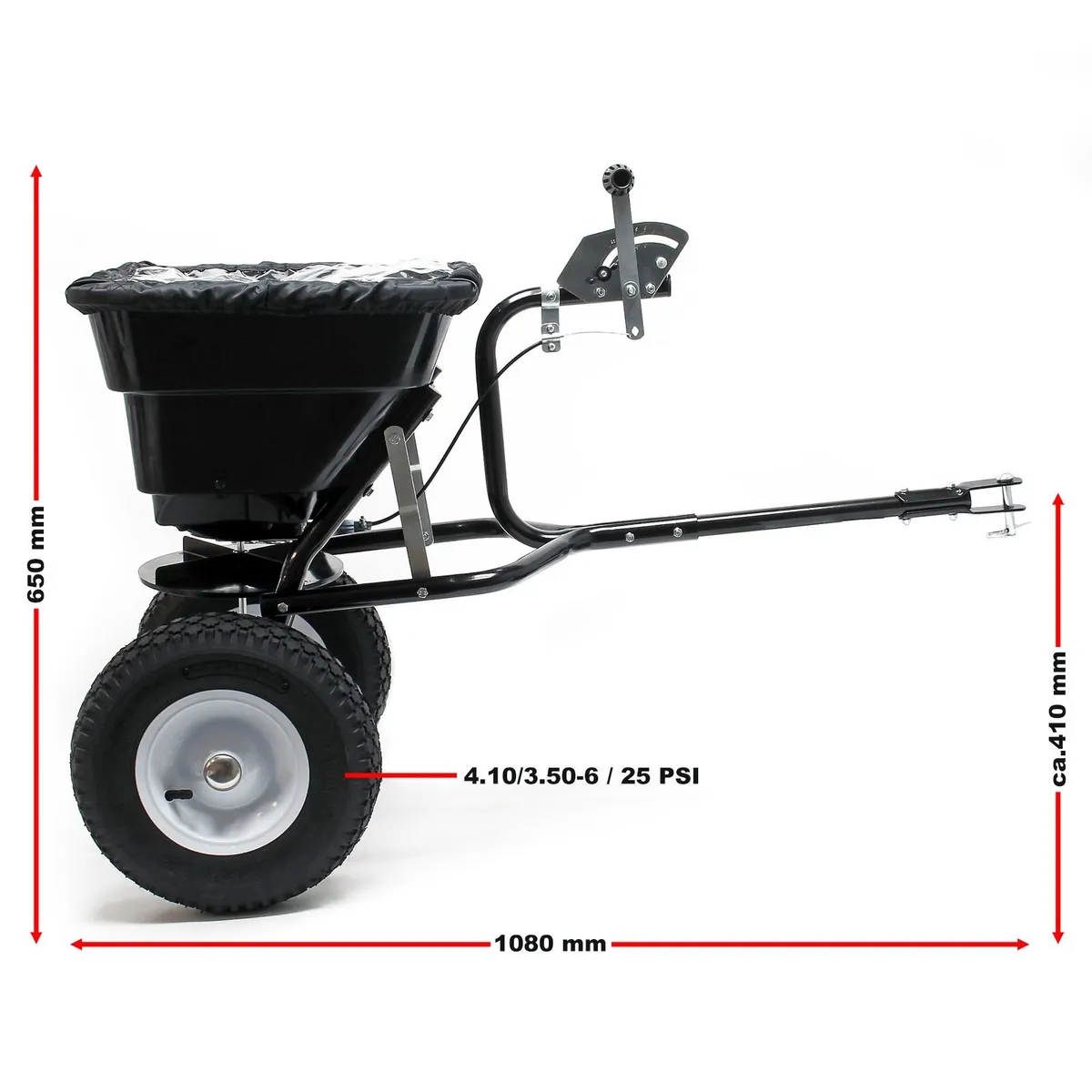Spreader with 29L Capacity for Ride-on Lawnmower - Image 3
