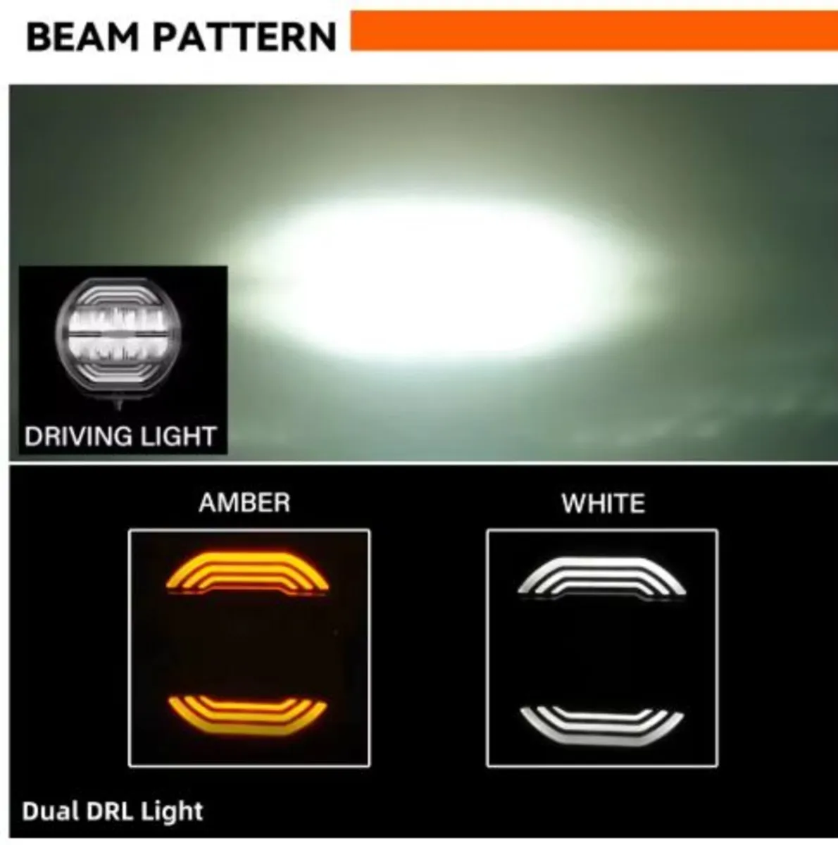 9” Truck/4x4/Van LED-DRL's  Lights – Set x 4 - Image 3