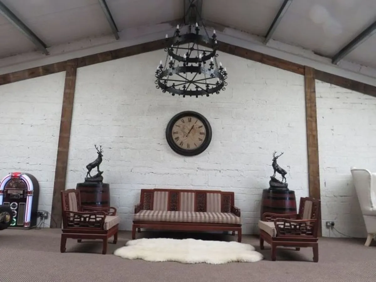 2 x-Large Gothic Chandeliers 4' Wide  (995 Each) - Image 4