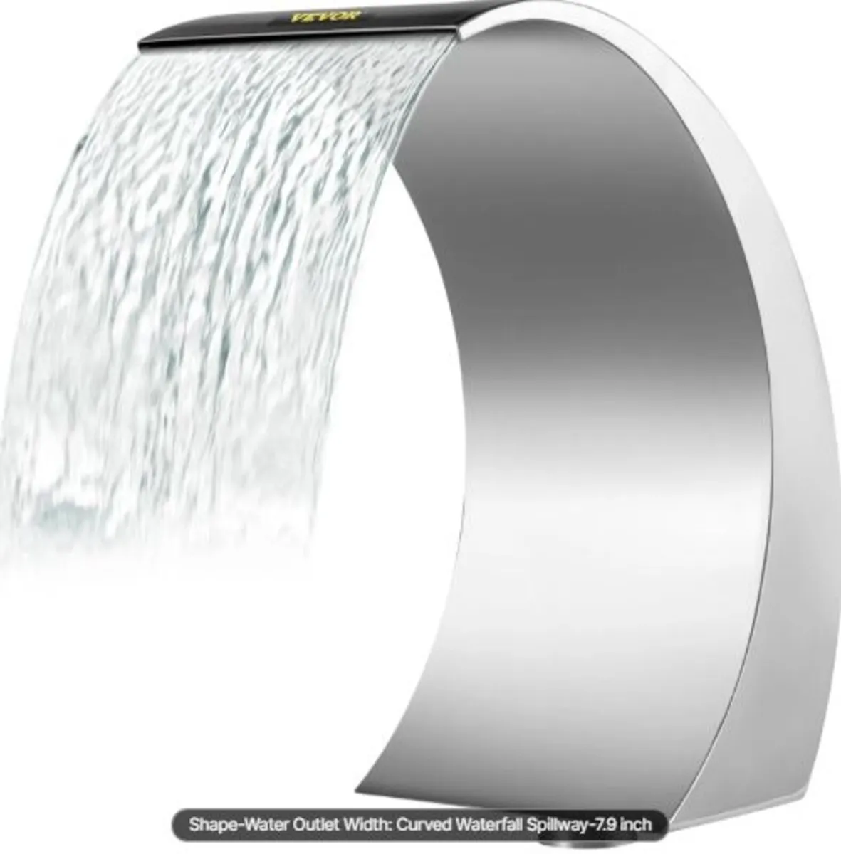 Pool Waterfall Fountain Stainless Steel Fountain - Image 1