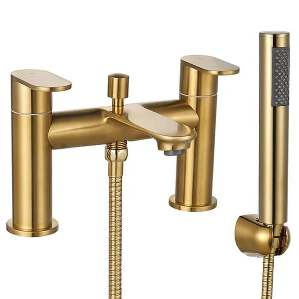 Bath Shower Mixer Tap | Brushed Brass | Niagara - Image 1