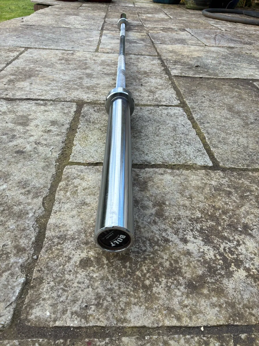 20kg Olympic Barbell (50mm) + Collar - BOLT - Image 2