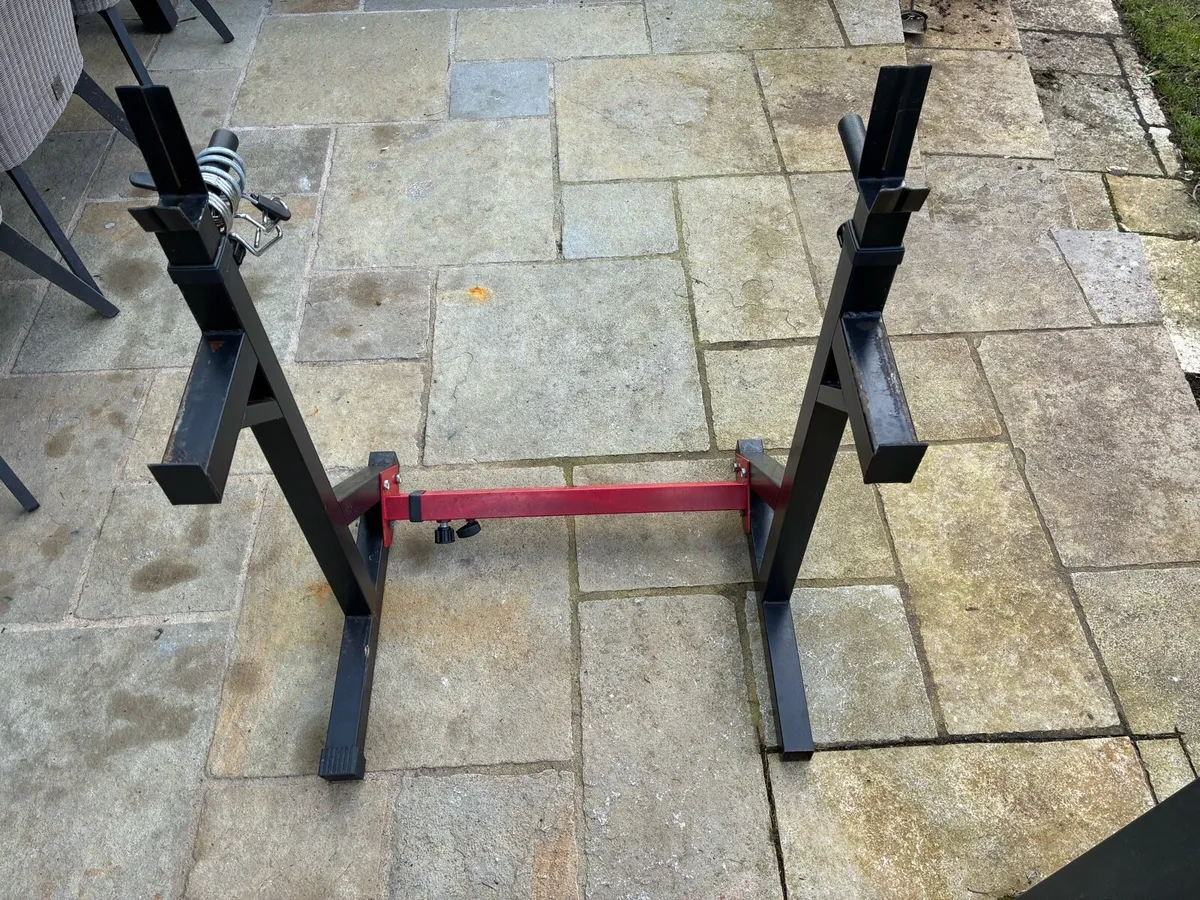 Adjustable Rack with Spotter Arms - Image 1