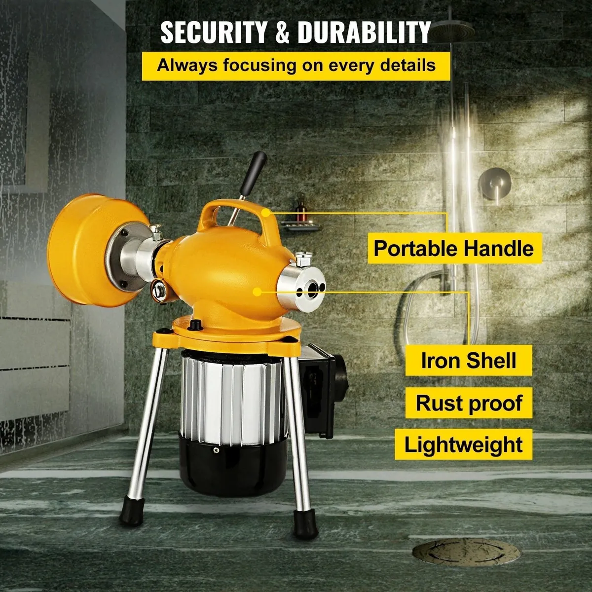 Electric Drain Cleaner Pipe Dredger Unblocker - Image 4