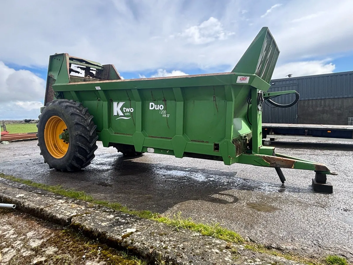 K Two 12 ton muckspreader - Image 3