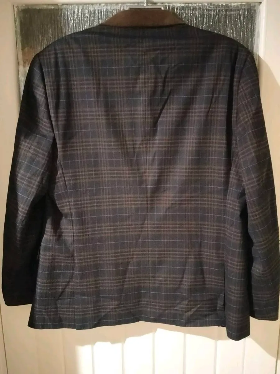 Men's Next regular Jacket, stretch fabric, Black, - Image 3