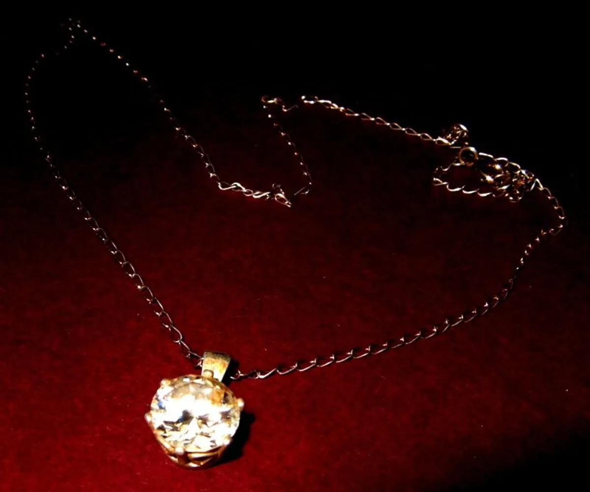 Vintage Hallmarked Silver Necklace/Earrings Set - Image 1