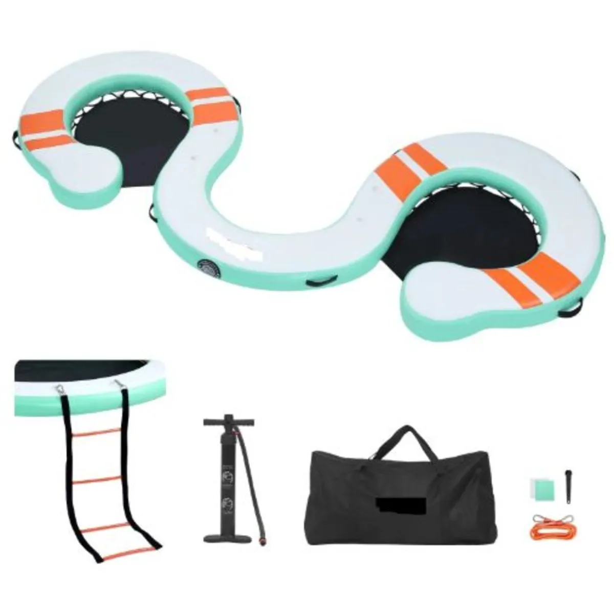 Inflatable Floating Dock, 4.57 x 1.83M Inflatable - Image 1