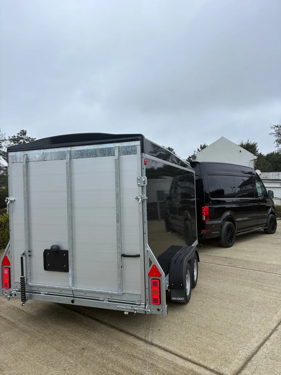 Brand new nugent box trailer no vat - Image 1