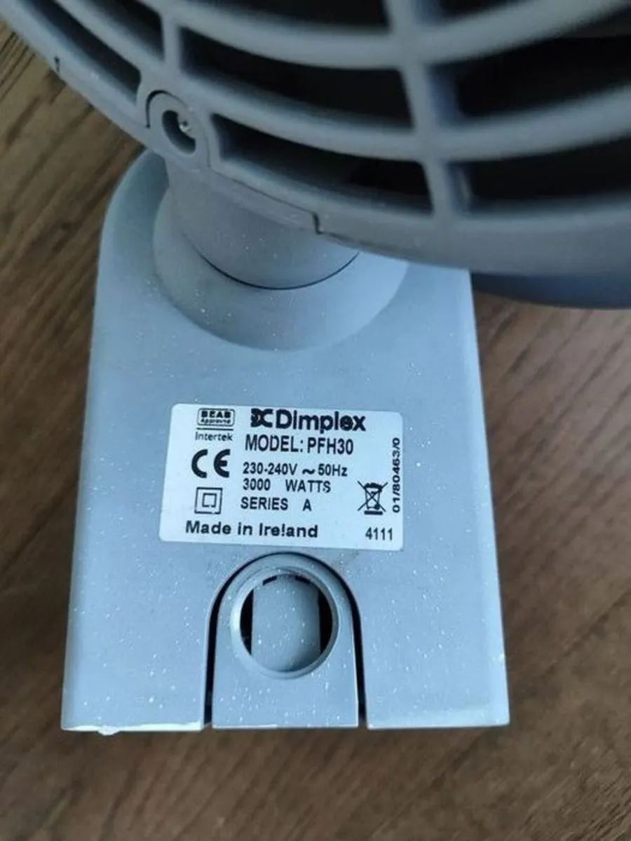 3 x 3kW Dimplex Compact Wall Fan Heater - Image 2