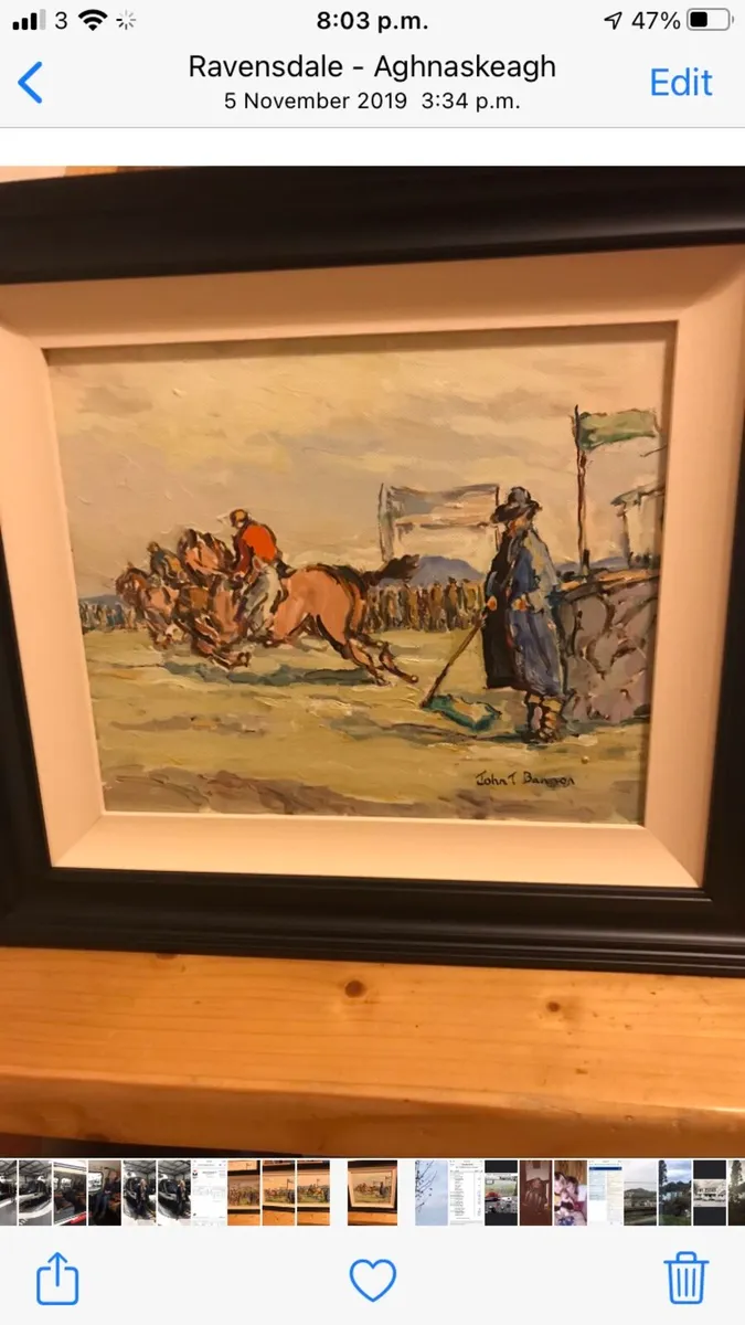 4 oil paintings - Image 1