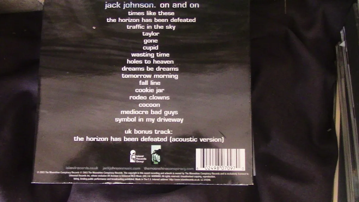 Jack Johnson - On And On CD - Image 2