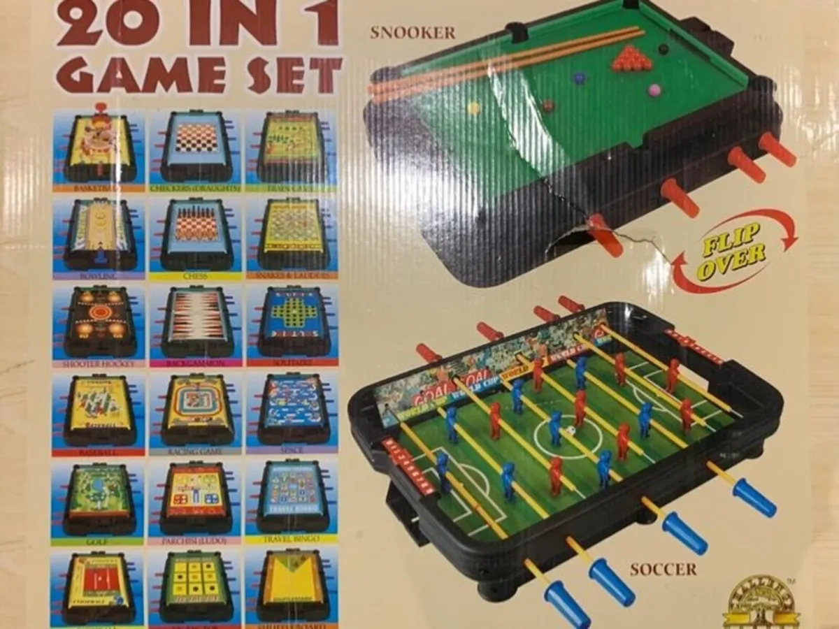 20 in 1 Game Set (comes in box) - Image 3